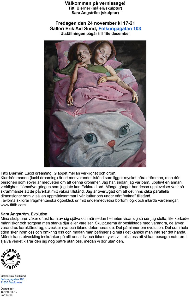 inbjudan Erik Axl Sund